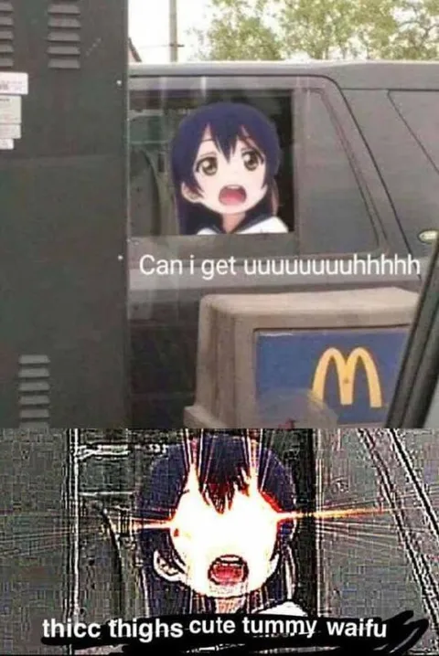 Thicc Thighs Cute Tummy Waifu