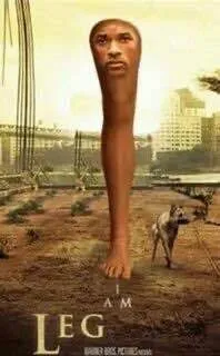 I Am Leg Poster Parody