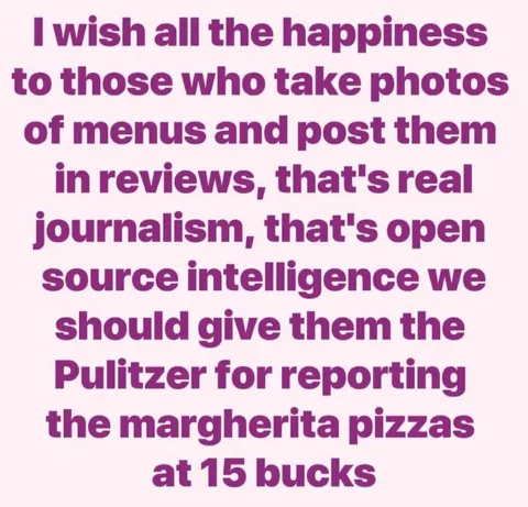 Pulitzer for Menu Photography