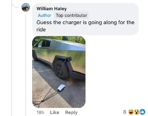 Charger Going Along for the Ride