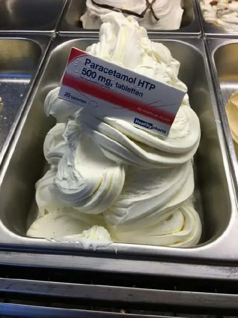 Paracetamol im Eisfach