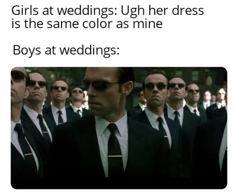 Boys at Weddings