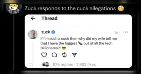 Zuck Responds to Cuck Allegations