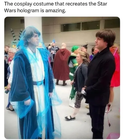 Star Wars Hologram Cosplay