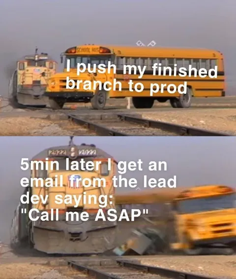 Finished Branch Goes to Prod