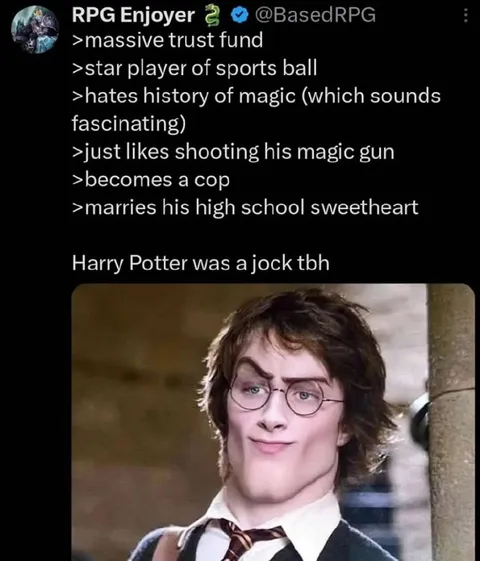 Harry Potter Was a Jock