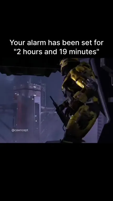 Alarm Set for Two Hours