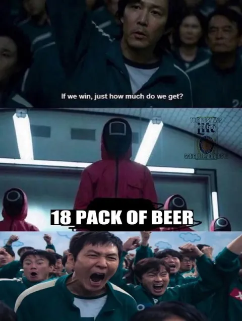 Squid Game 18 Pack of Beer