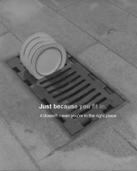 Just Because You Fit In