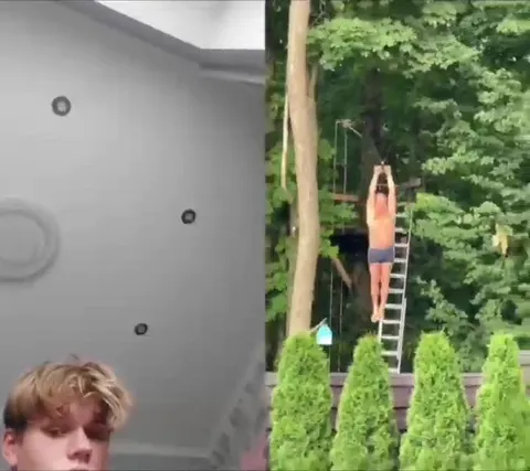 Guitarist Versus Pool Diver