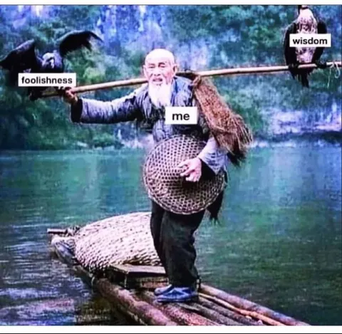 Me Between Foolishness and Wisdom