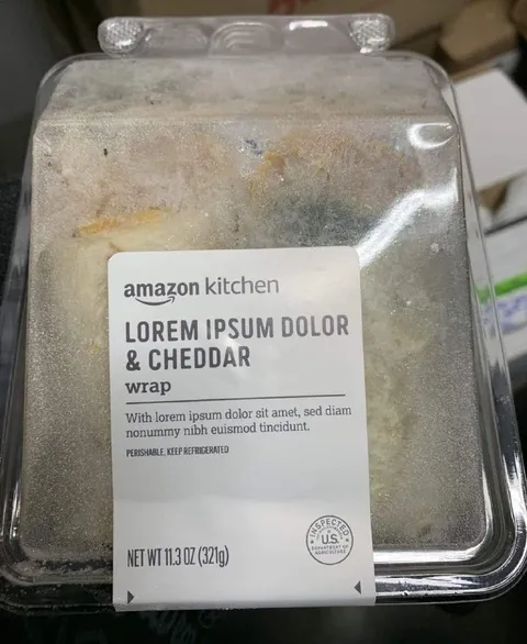 Lorem Ipsum and Cheddar Wrap