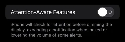 Attention-Aware Features Setting