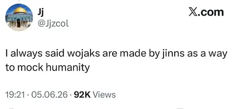 Jinns Made Wojaks to Mock Humanity