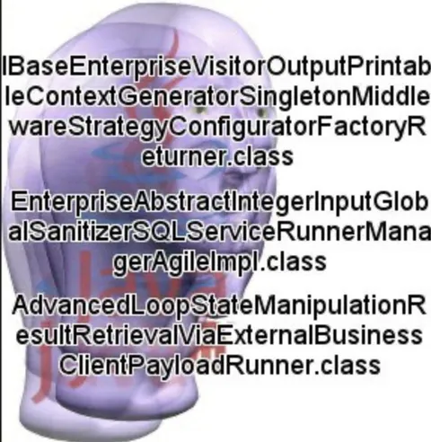 Endless Enterprise Java Class Names