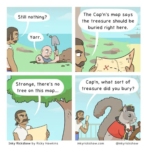 Pirate Buried the Wrong Treasure