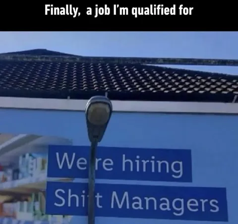 Finally, a Job I’m Qualified For