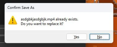 Do you want to replace it?