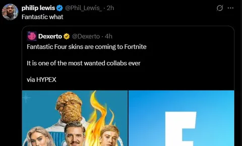 Fantastic Four Fortnite Skins