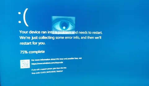 Eye of the Blue Screen