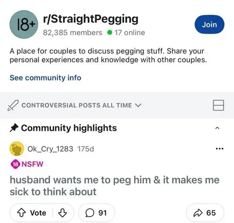 Husband Wants to Be Pegged