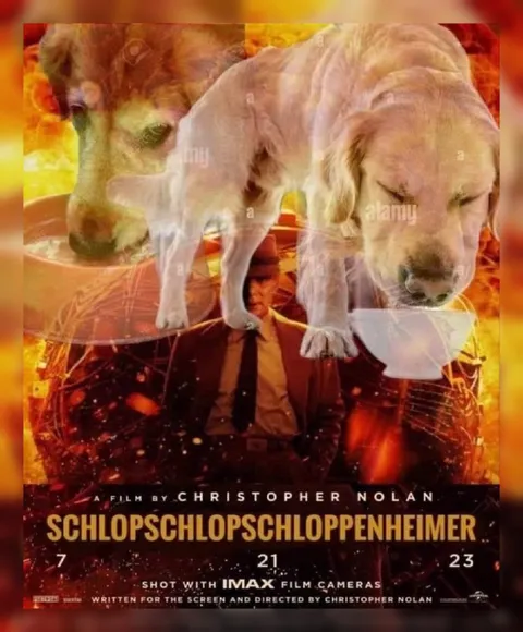 Schlopschlopschloppenheimer Puppy Poster