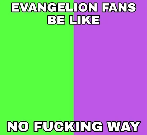 Evangelion Fans Be Like