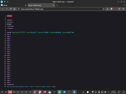 Blank Website Source Code