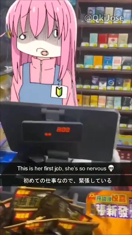 Nervous First Day at the Register