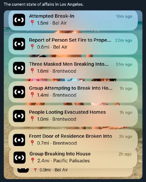 Los Angeles Break-In Notifications