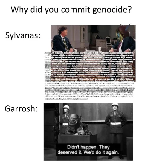 Why Did You Commit Genocide?