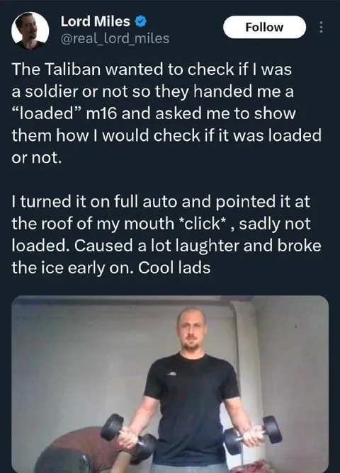Loaded M16 Taliban Joke