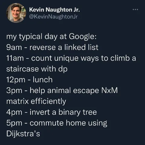 Typical Google Engineer Day