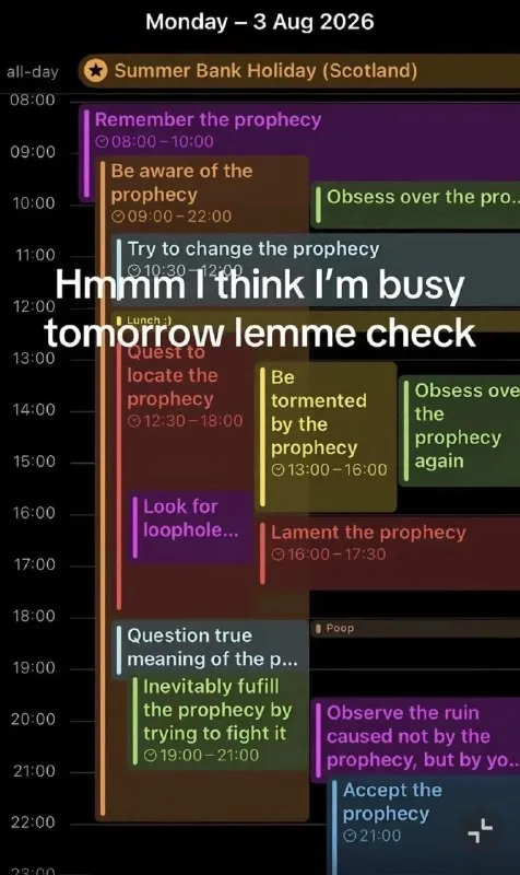 Busy Tomorrow, Check Again