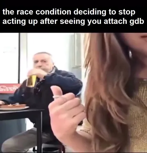 Race Condition Sees Attach GDB