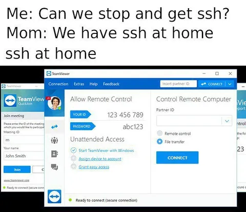 SSH at home