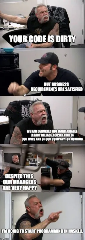 Dirty Code, Happy Managers