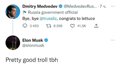 Medvedev Trolls Truss