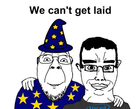 We Can't Get Laid Wizard Meme