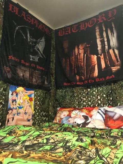 Black Metal Anime Bedroom
