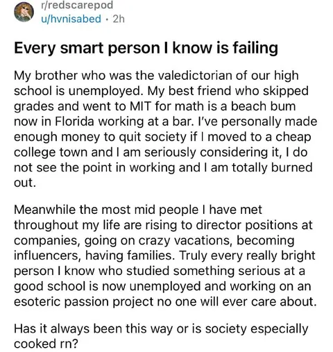 Every Smart Person Is Failing