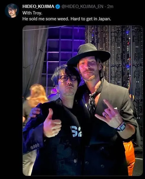Hideo Kojima Meets Troy Baker