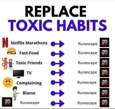Replace Toxic Habits With Runescape