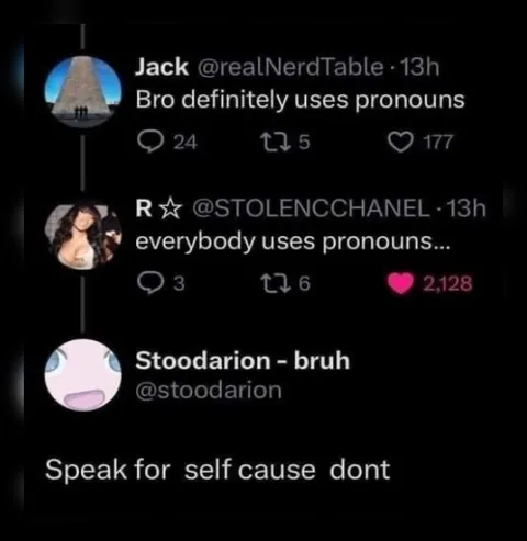 Everyone Uses Pronouns