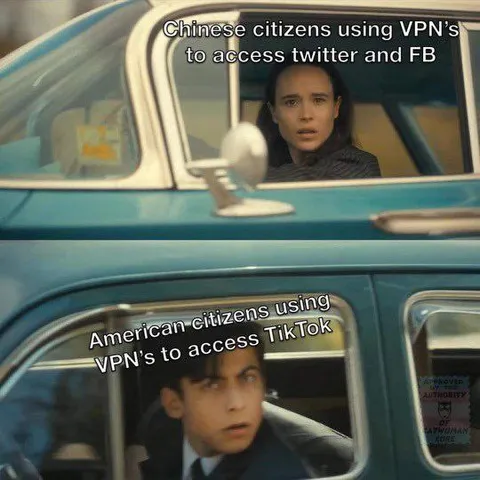 VPN users crossing social media borders