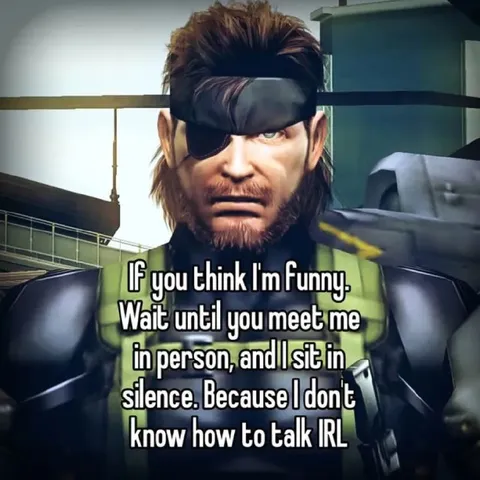 Funny Online, Silent in Person