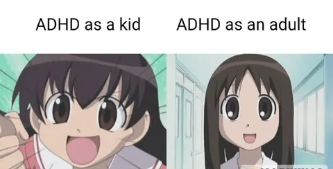 ADHD as a Kid vs Adult