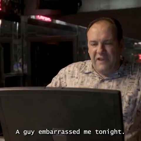 Tony Soprano Loses His Patience Online