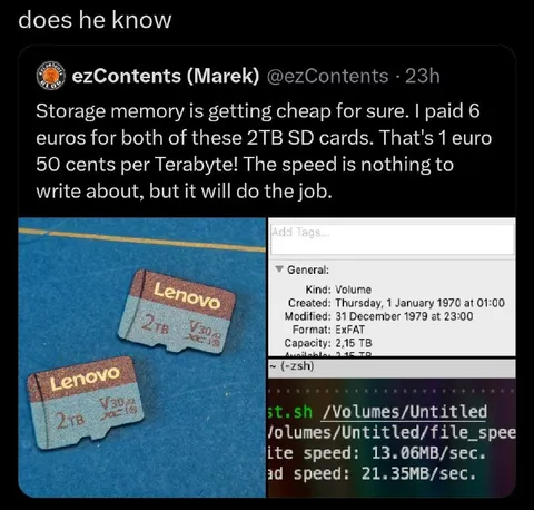 Two Terabyte SD Cards