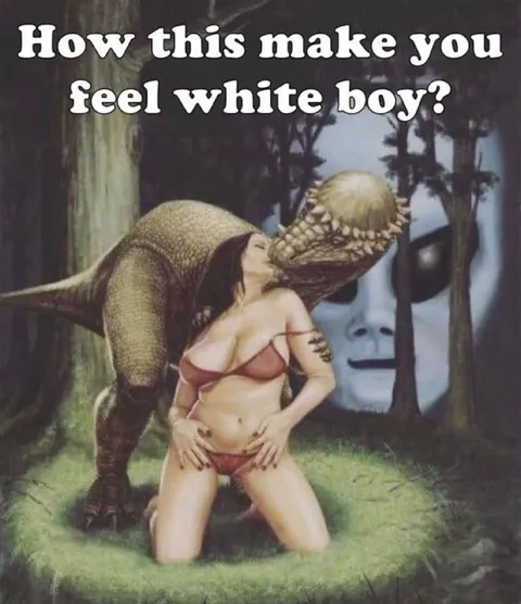 White Boy Dinosaur Reaction